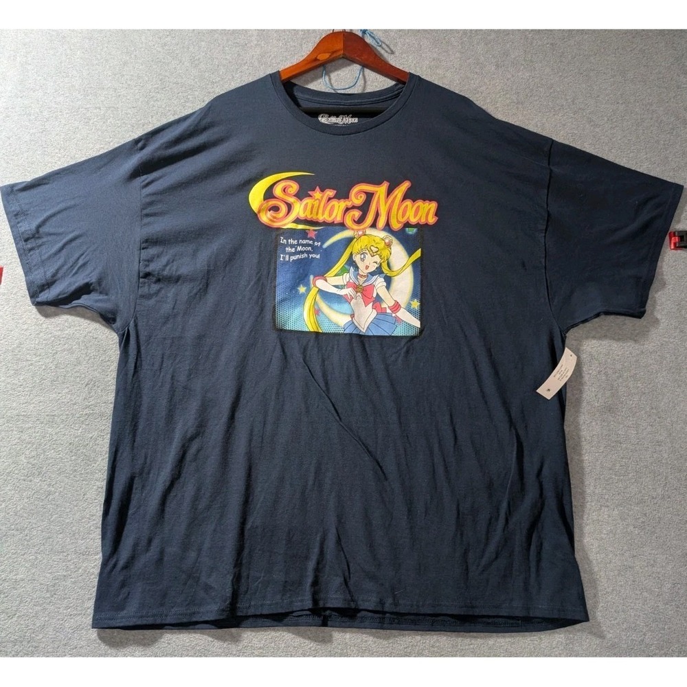 Sailor Moon Graphic T Shirt 3XL Anime Tee‎ NWT Hybrid Apparel Blue